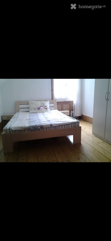 Furnished shared flat room
