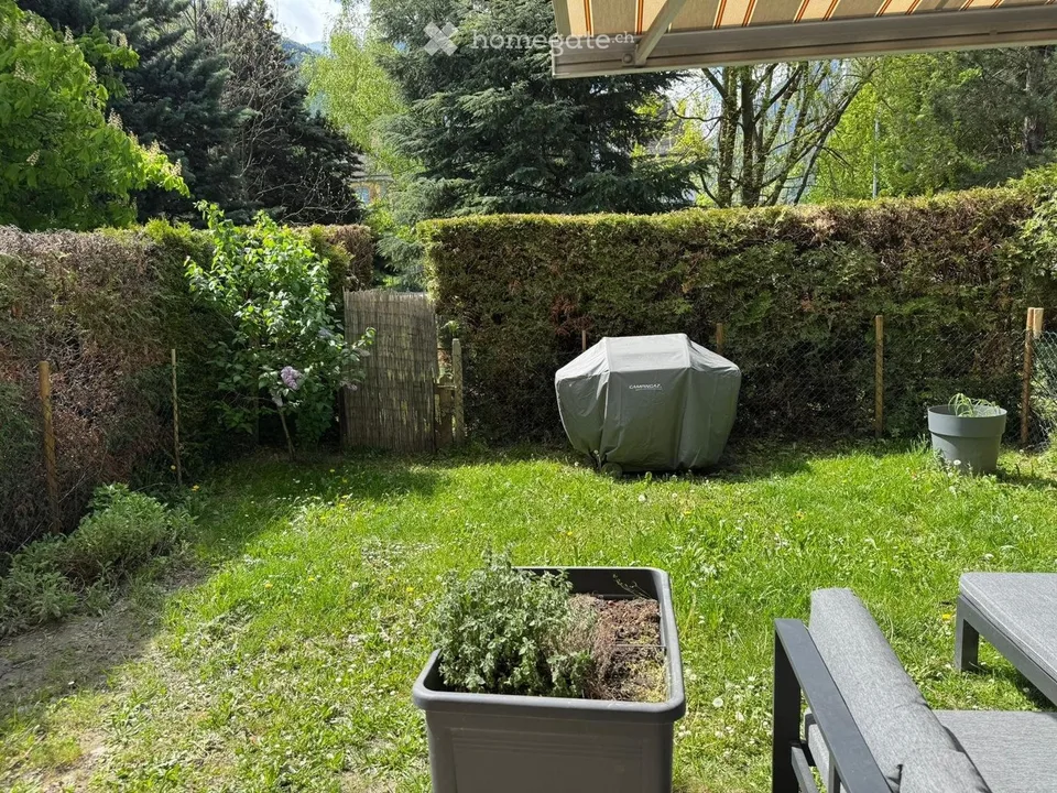 Appartement 2.5 pièces avec jardin privatif, Martigny centre