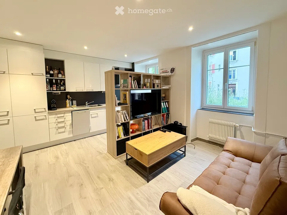 À remettre : appartement 2.5 pièces rénové