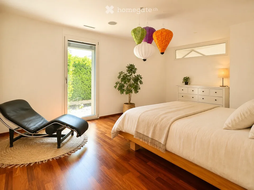 Einziehen und wohlfühlen: 170 m² Gartenwohnung in Stallikon