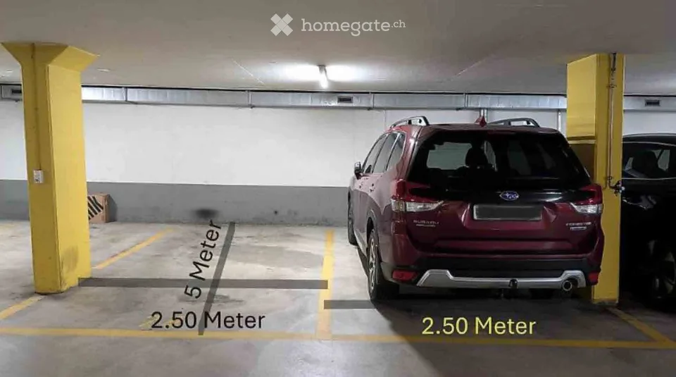 2 Tiefgaragenplätze nebeneinander in Grüt/Gossau ZH – sofort verfügbar