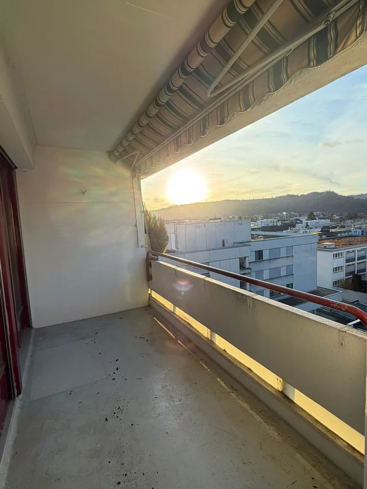 Sopra i tetti nel centro di Wettingen