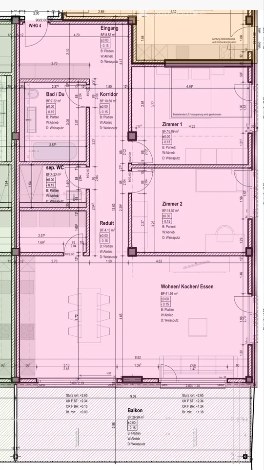 Moderne 3.5 Zimmer Wohnung-Neubau-Wohnung