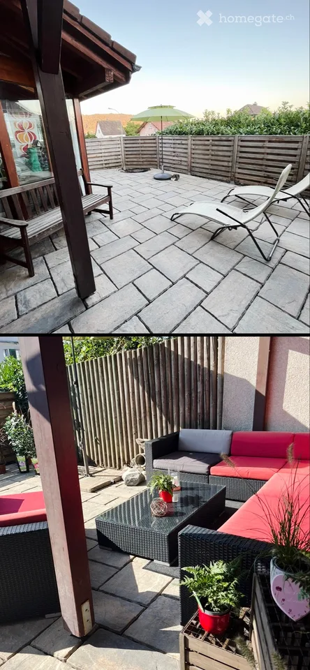 Grosses komplett möbliertes Zimmer mit Balkon in WG