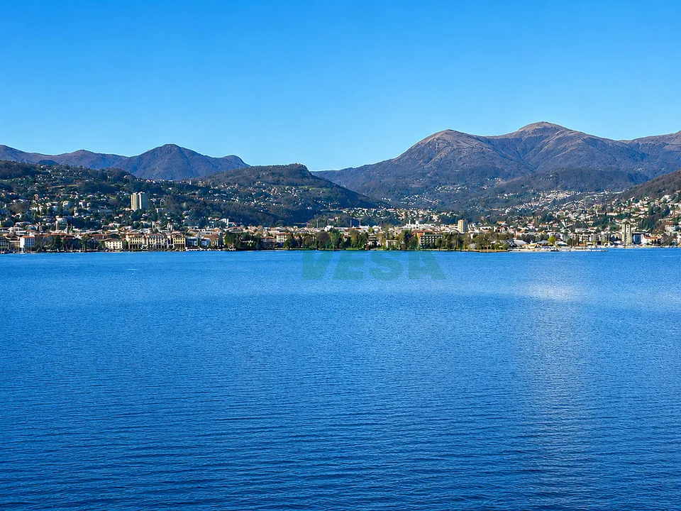 Bellissimo terreno con una spettacolare vista sulla baia di Lugano
