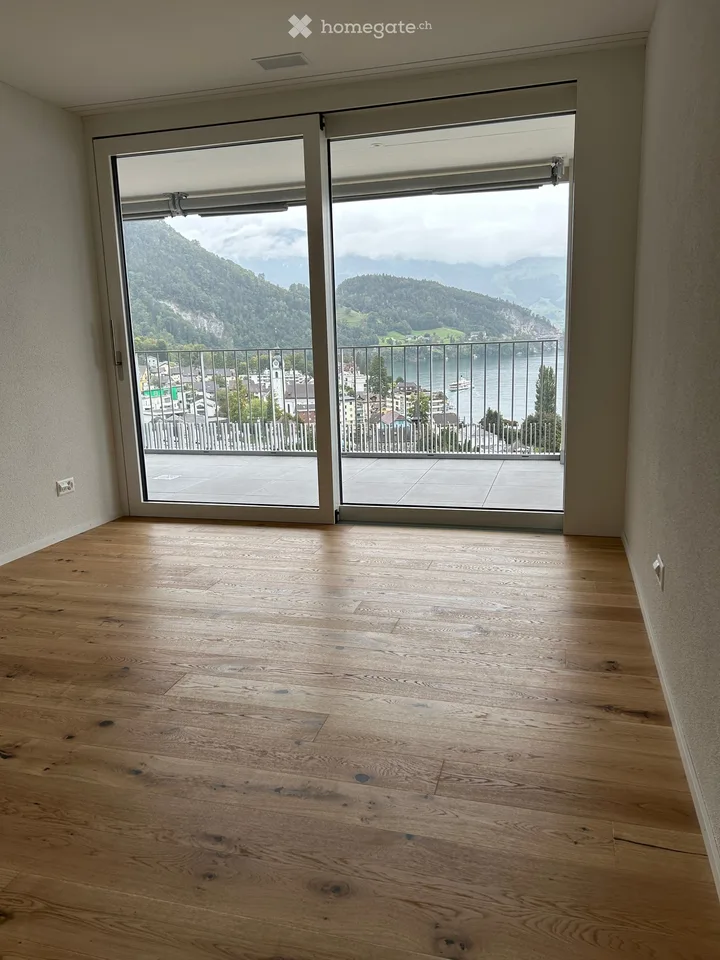 Appartamento di 2.5 locali con vista mozzafiato sul lago di Lucerna