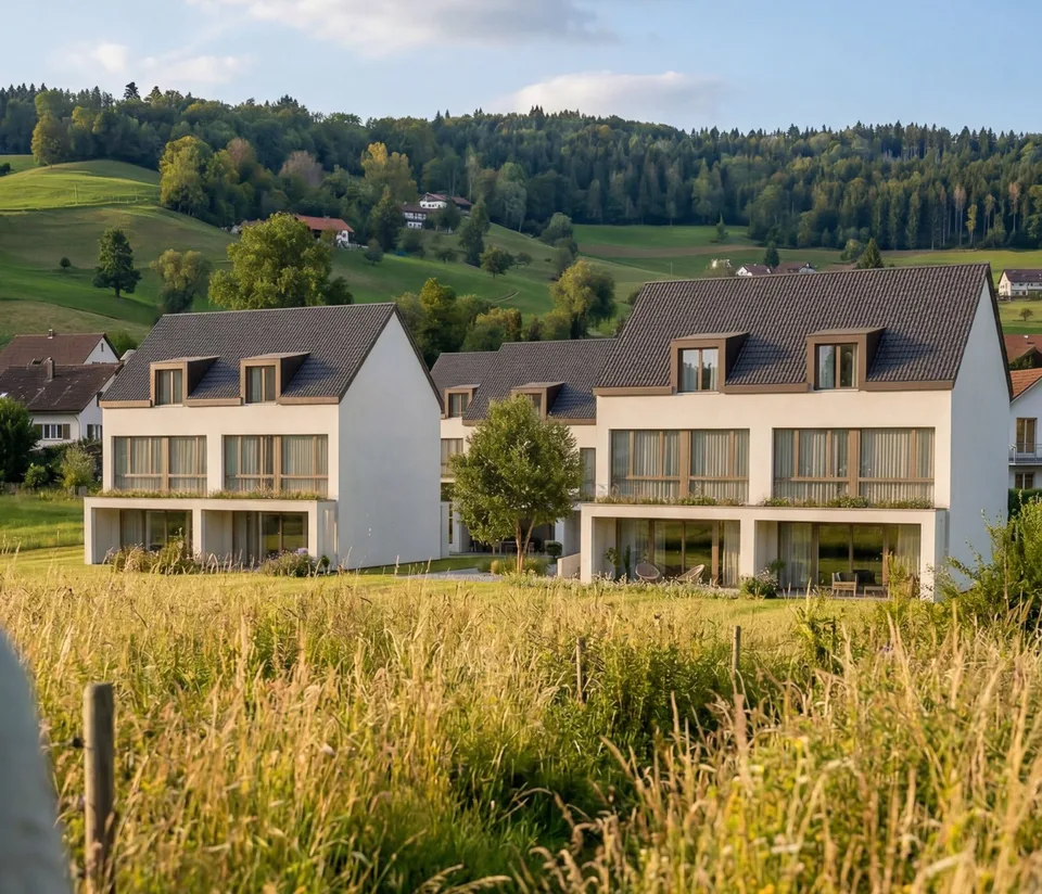 Exklusives 6.5-Zimmer Neubau-Reiheneinfamilienhaus B.1 mit hochwertigem Ausbau - Oberkulm AG