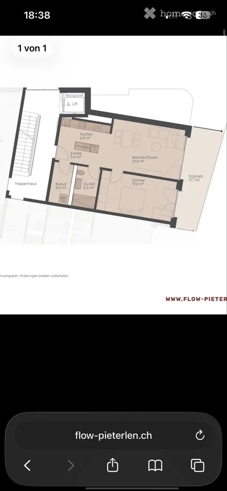 Nachmieter per 01.10.2026 gesucht / 2,5 Zimmer EG