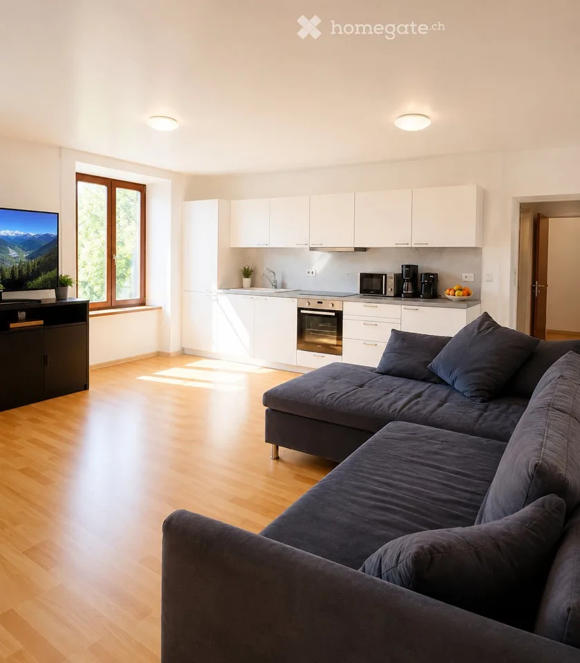 Geräumige 4-Zimmer-Wohnung mit separatem Eingang Travers