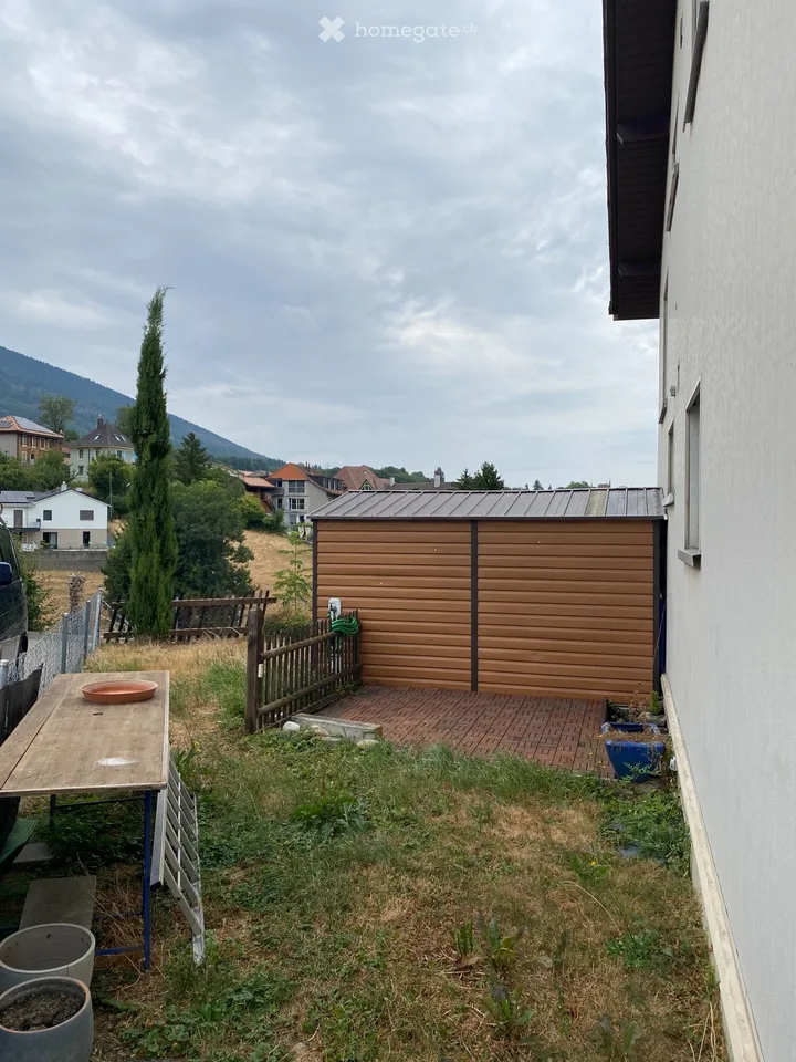 Appartement mit Blick auf den See und die Alpen