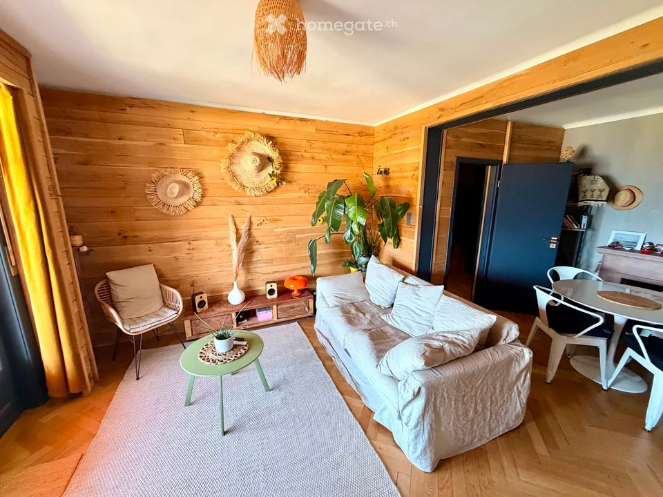3-room apartment in Pully city center - From October 1st
