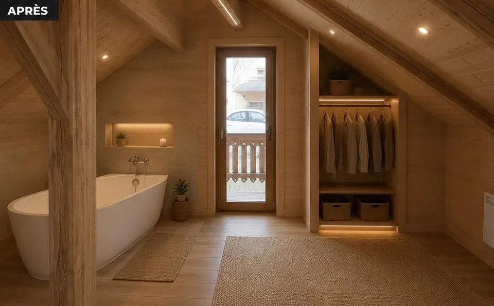 Chalet 2,5 Zimmer vollständig renoviert mit Garten und Panoramablick in Troistorrents