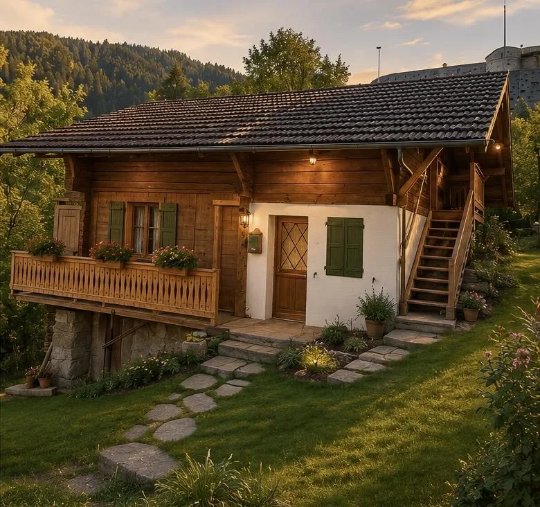 Chalet 2,5 Zimmer vollständig renoviert mit Garten und Panoramablick in Troistorrents