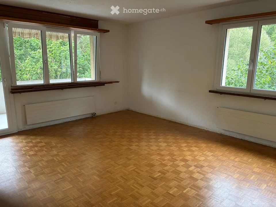 Schöne, grosse 4,5 Zimmerwohnung mit Blick ins Grüne