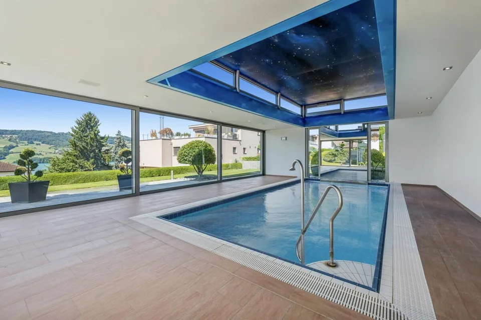 Architect's Villa with Indoor Pool & Lake View for Rent