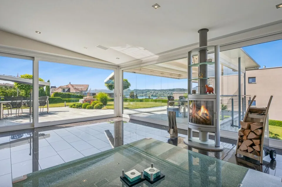 Architect's Villa with Indoor Pool & Lake View for Rent