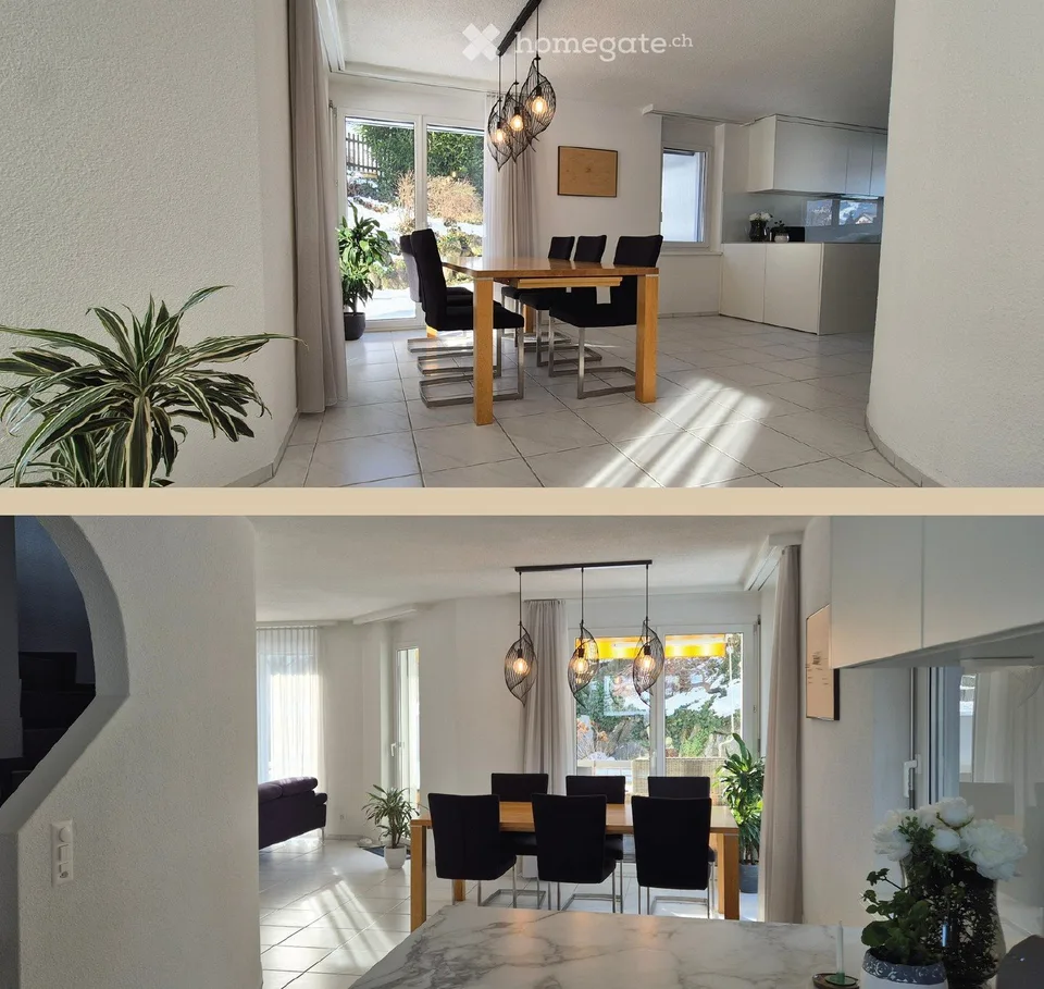 Maison de rang exclusive de 6,5 pièces à louer à Reichenburg - Votre maison de rêve vous attend !