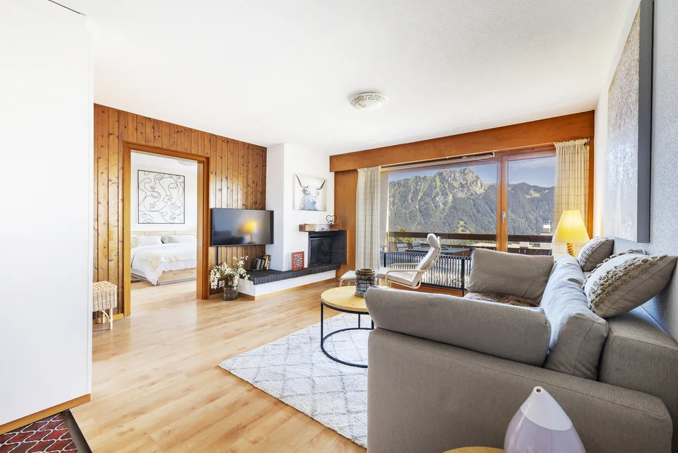 Lumineux appartement de 2.5 pièces proche des pistes de ski