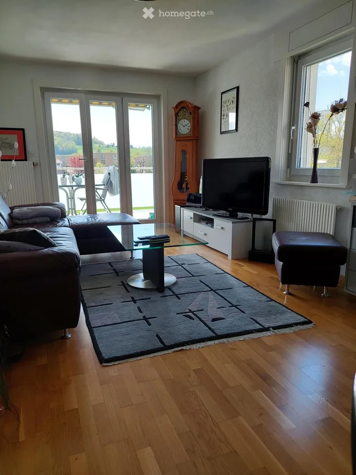 Charmant appartement de 2 pièces à Grolley-Ponthaux avec balcon