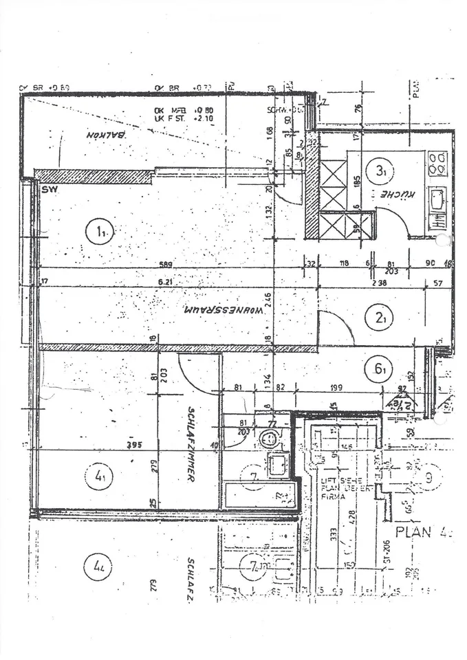 Helle 2.5-Zimmer-Wohnung im 11. OG mit Balkon und toller Aussicht in Schlieren