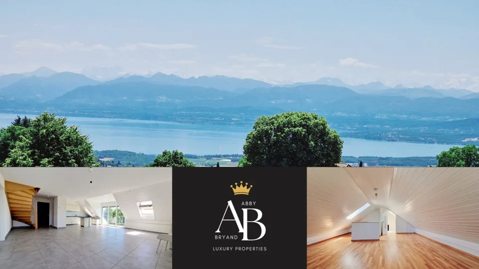 Abby bryand immobilier présente en exclusivité : Duplex Blue Lake /Arzier