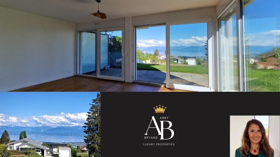 En exclusivité: Villa contemporaine et familiale à 12 minutes de Nyon