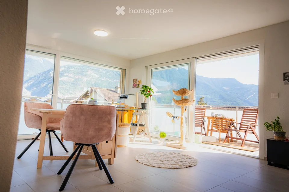 Appartement lumineux de 2.5 pc avec vue sur le château