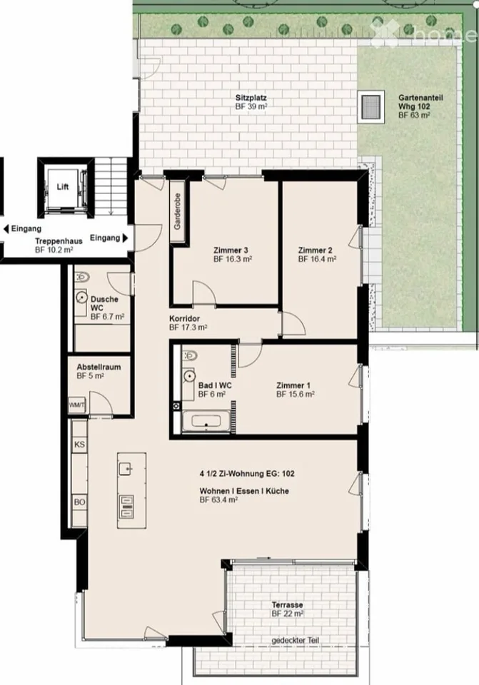 Exklusive 4.5-Zimmer-Wohnung mit Seesicht in Richterswil