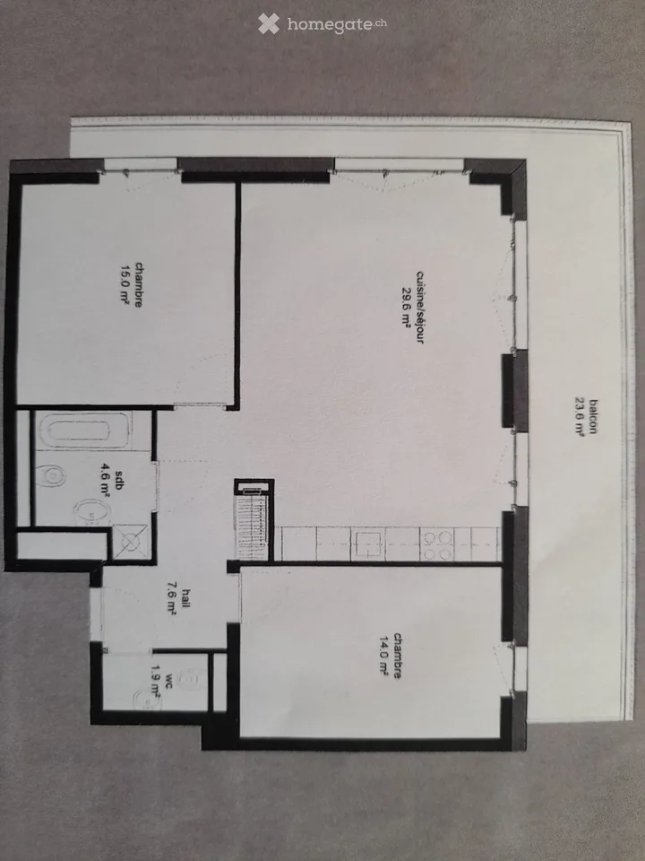 Location d'un magnifique appartement 3.5 pièces