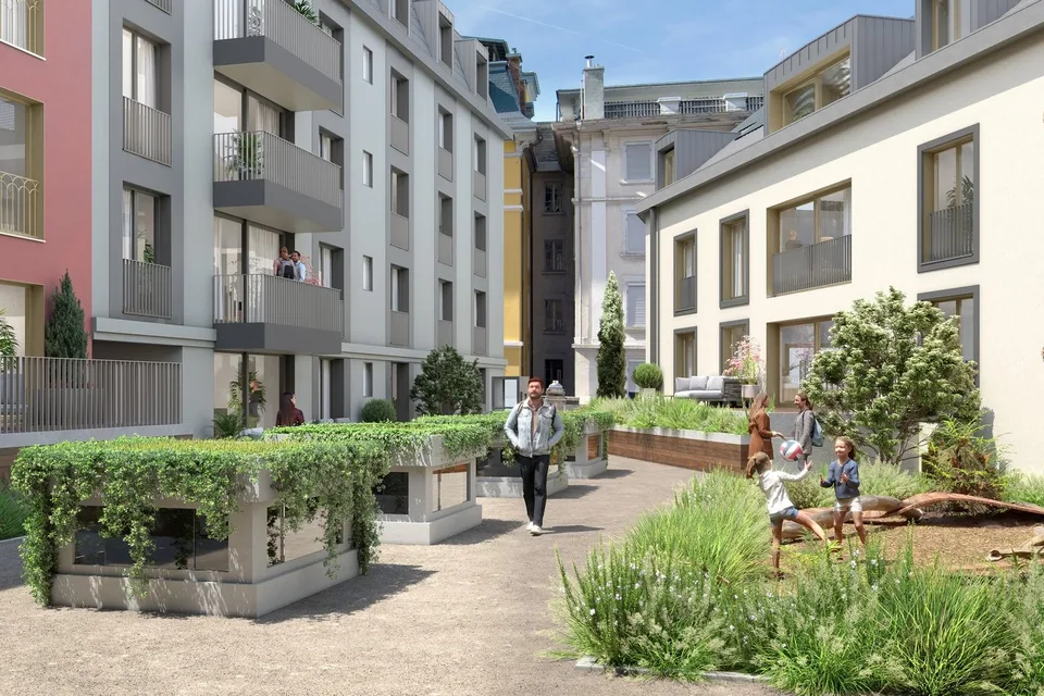 Wohnung mit 3.5 Zimmern im Zentrum von Montreux