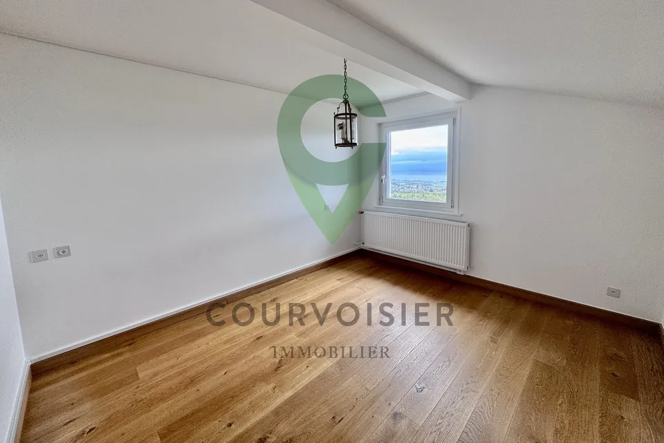 Maison individuelle de 6,5 avec vue imprenable proche de Begnins