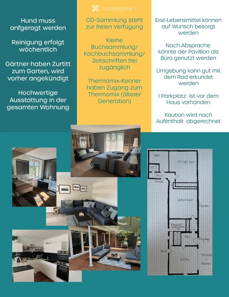 Charmant appartement terrasse 3.5 pièces à Altnau – disponible à louer à court terme dès maintenant !