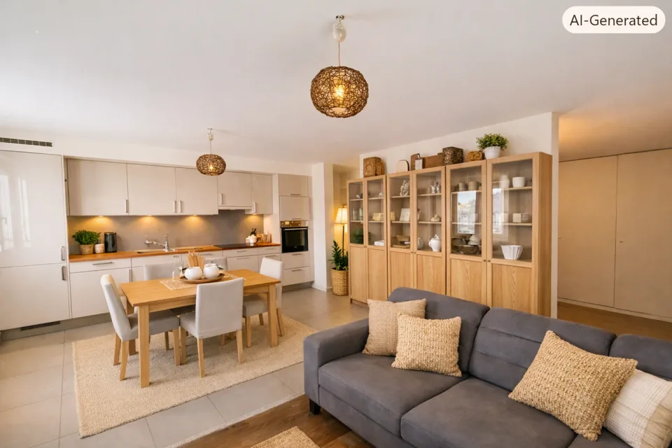 Vue imprenable sur la ville ! Appartement de 3.5 pièces