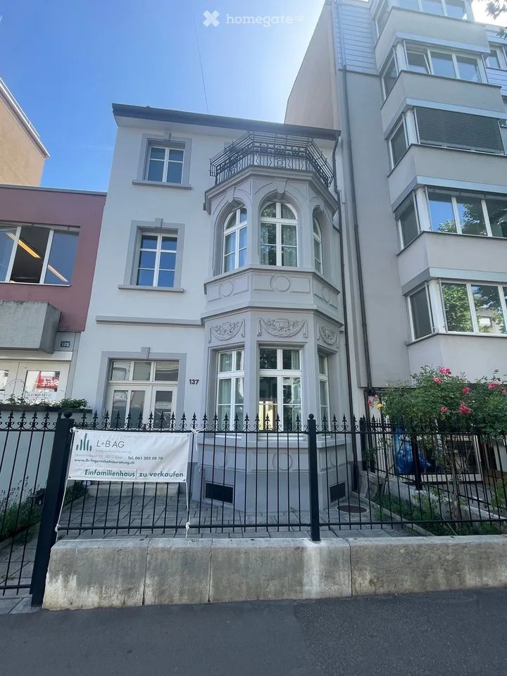 6 1/2-Zimmer Basler Stadthaus an gesuchter Lage zu verkaufen