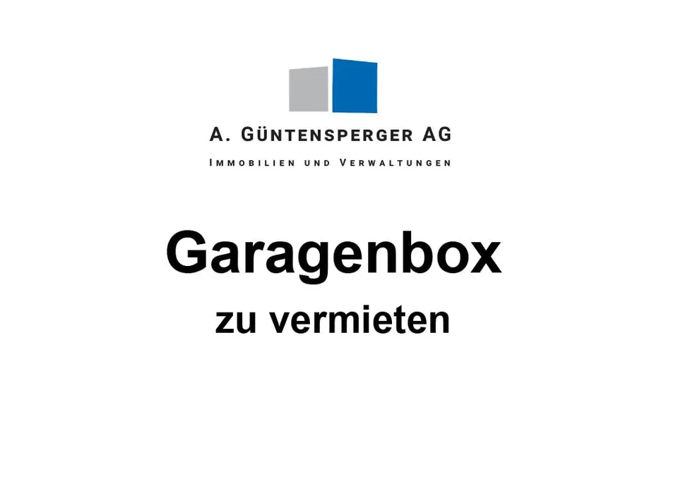 Zentral gelegene, attraktive Doppel-Garagenbox