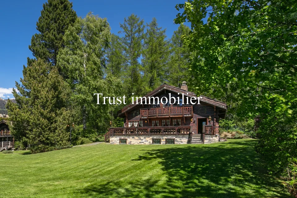 Stupendo chalet di lusso in legno recuperato in vendita a Crans-Montana – foto 6 di 21
