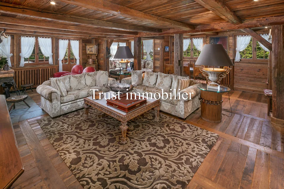 6044. Magnifique chalet de luxe à vendre à Crans-Montana