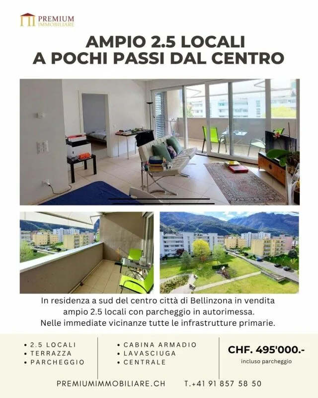 AMPIO 2.5 LOCALI A BELLINZONA