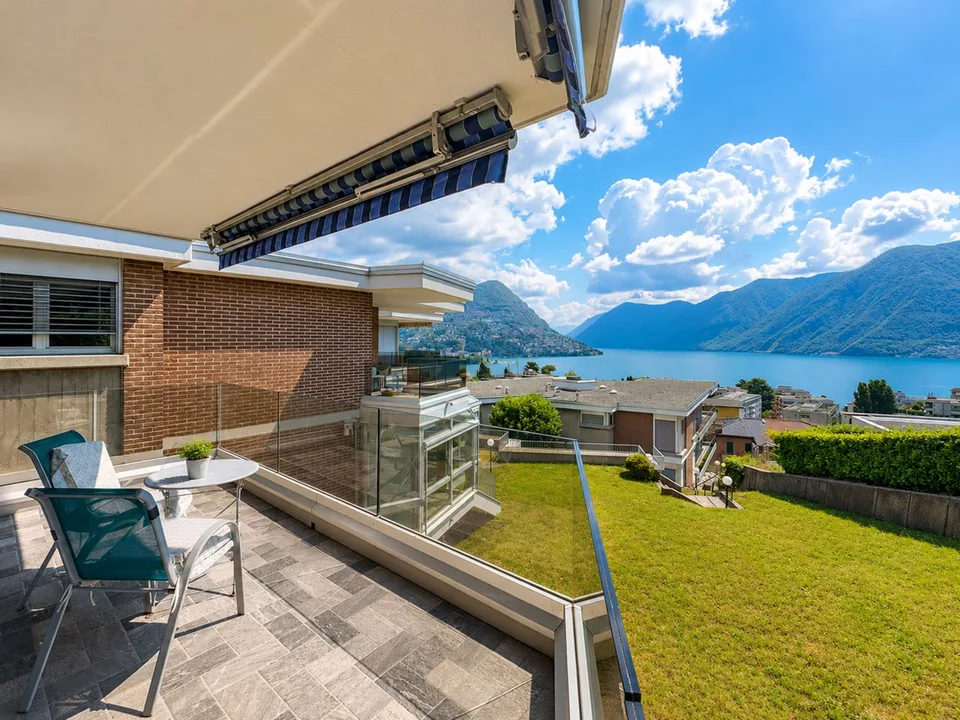 Appartamento con splendida vista lago a Lugano