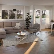 Moderne 4.5 Zimmerwohnung mit der Natur vor der Tür