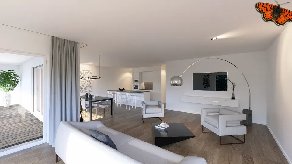 Superbes Duplextwo-Raum-Wohnung mit 4,5 Zimmern, ideal gelegen mit Free Cooling