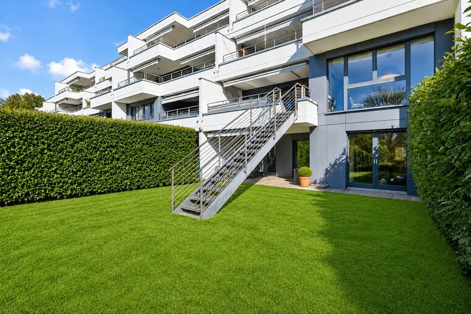 Duplex con giardino privato a Pully
