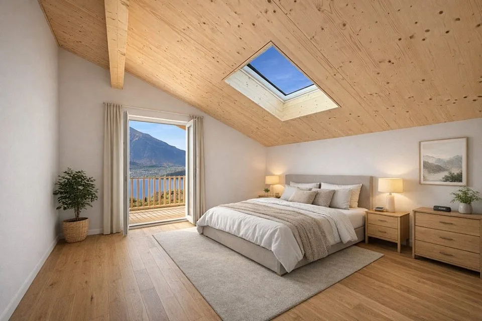 EFH freistehend mit Seesicht & Bergpanorama