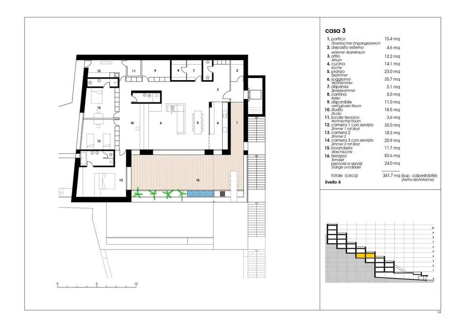 Bellissimo appartamento di 4.5 locali / Wunderschöne 4.5 - Zimmerwohnung – Foto 14 von 14