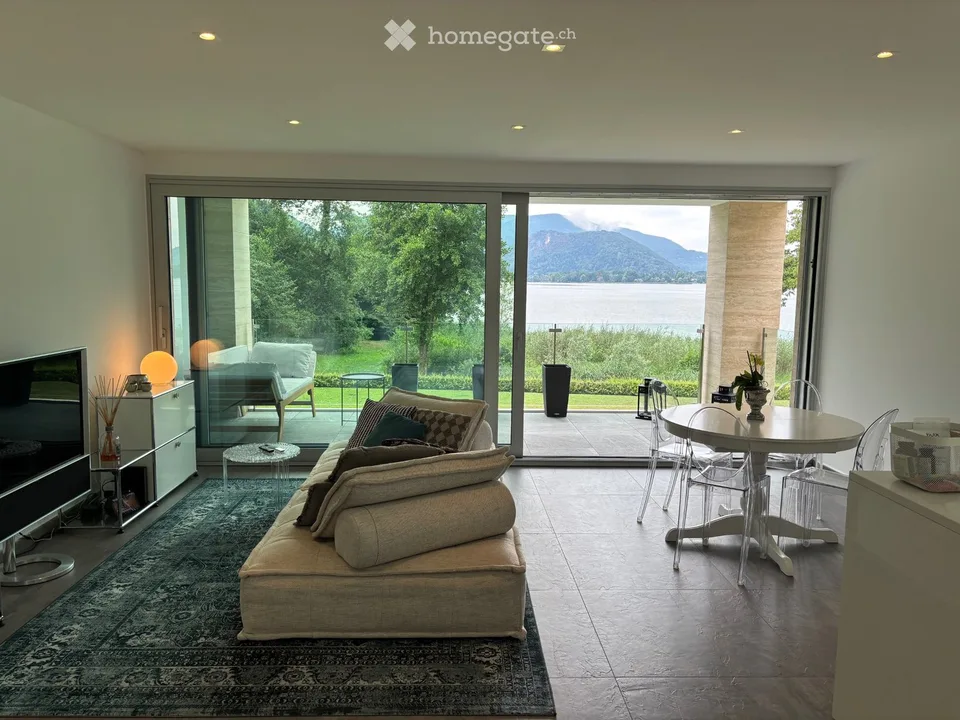 Recherche un sous-locataire pour un appartement de 3,5 pièces face au lac à Muzzano