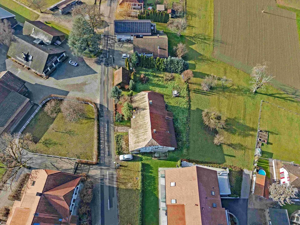 Vista libera sull'Aare e sul Giura - finalmente un terreno edificabile con più possibilità e potenziale da rischi e prescrizioni