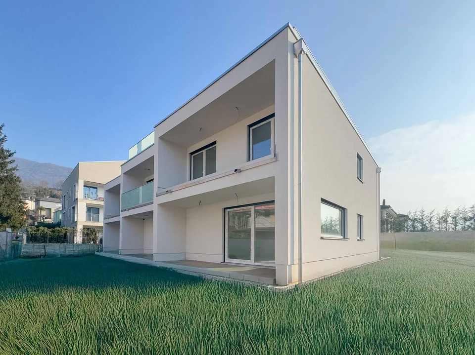 Casa a schiera costruita con possibilità di rifinire gli interni