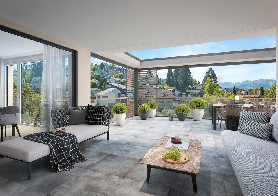 Spektakuläre 5 1/2 Zi.-Dach-Maisonettewohnung mit grandioser Aussicht auf den Alpstein