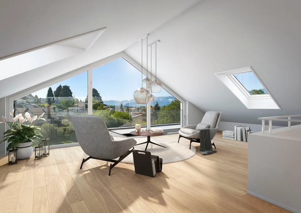 Spektakuläre 5 1/2 Zi.-Dach-Maisonettewohnung mit grandioser Aussicht auf den Alpstein