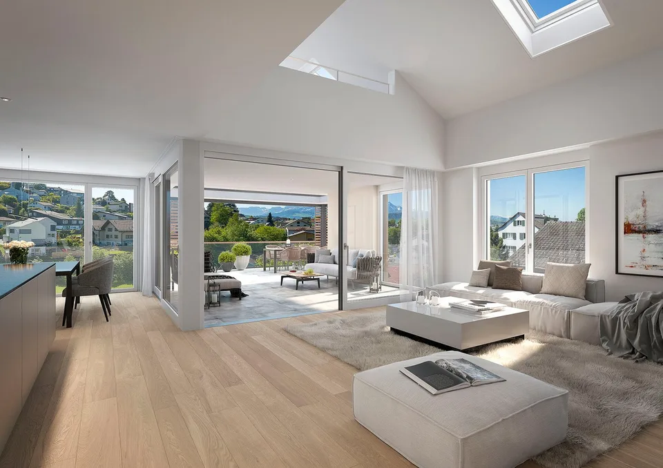 Spektakuläre 5 1/2 Zi.-Dach-Maisonettewohnung mit grandioser Aussicht auf den Alpstein